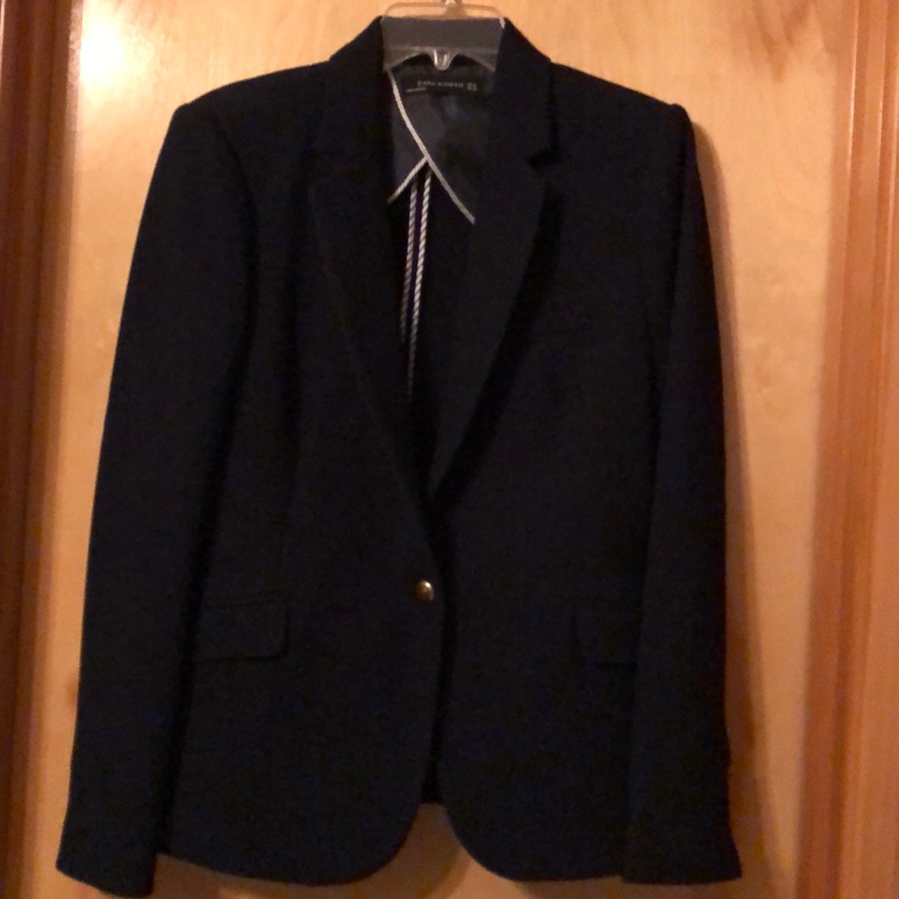 Zara navy blue blazer